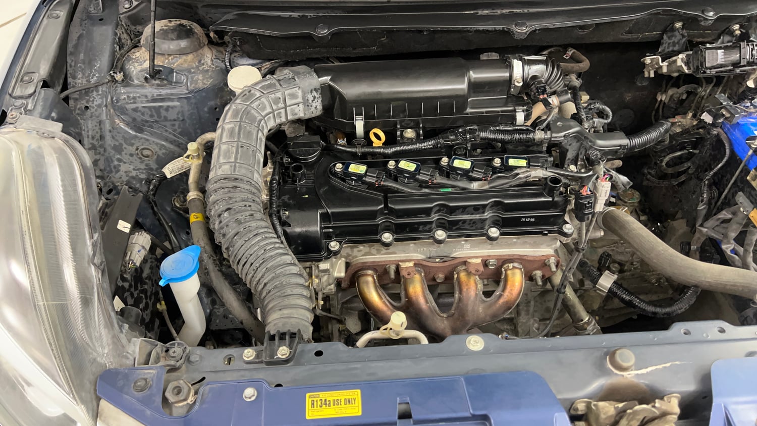 Used 2019 Maruti Suzuki Baleno Delta Petrol Manual engine ENGINE RIGHT SIDE VIEW