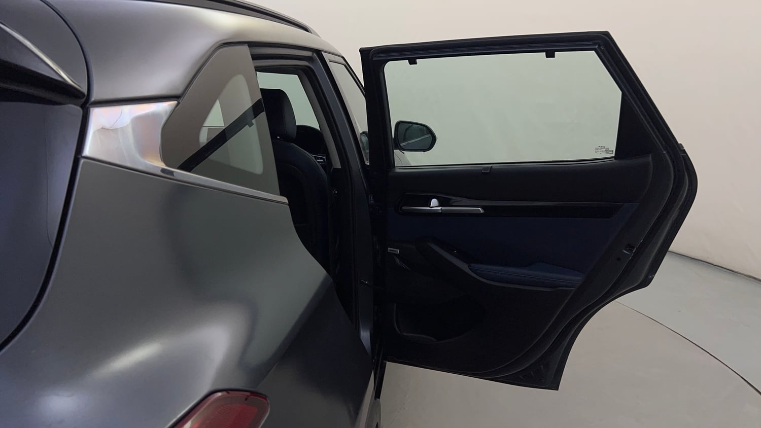 Used 2021 Kia Seltos X Line 1.5 Diesel AT Diesel Automatic interior RIGHT REAR DOOR OPEN VIEW