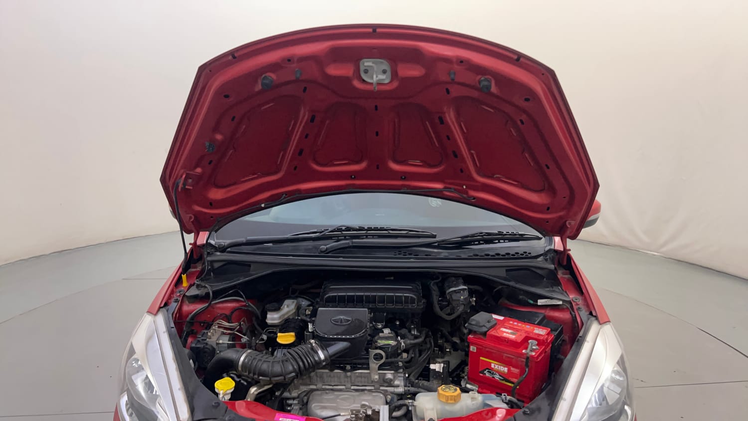 Used 2018 Tata Tiago Revotron XZA Petrol Automatic engine ENGINE & BONNET OPEN FRONT VIEW