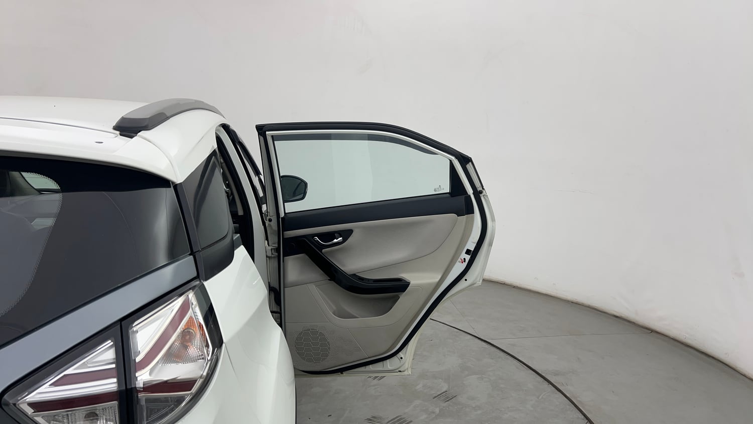Used 2021 Tata Nexon XZA Plus (O) Diesel Diesel Automatic interior RIGHT REAR DOOR OPEN VIEW