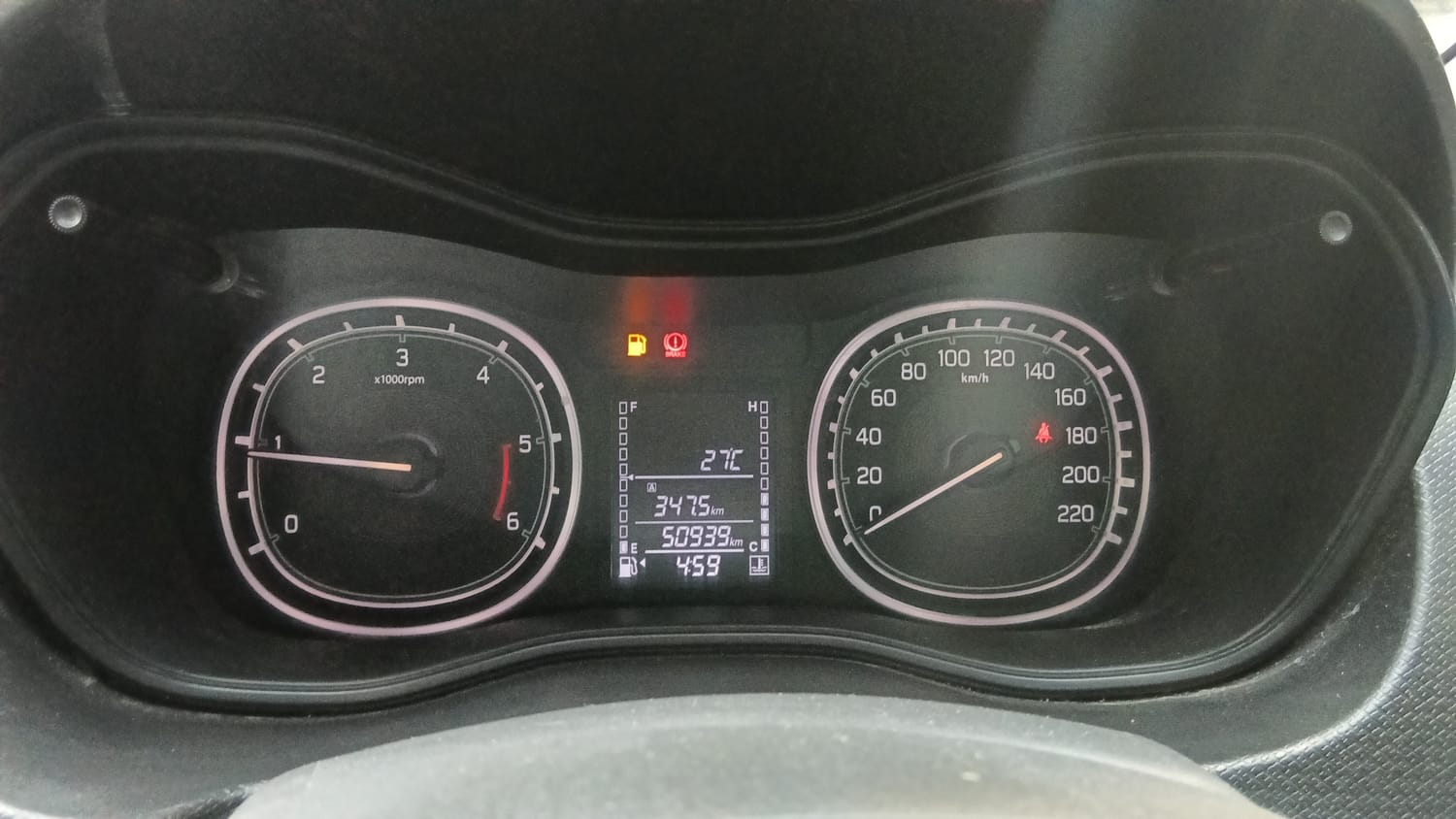 Used 2019 Maruti Suzuki Vitara Brezza [2016-2020] ZDi Diesel Manual interior CLUSTERMETER VIEW