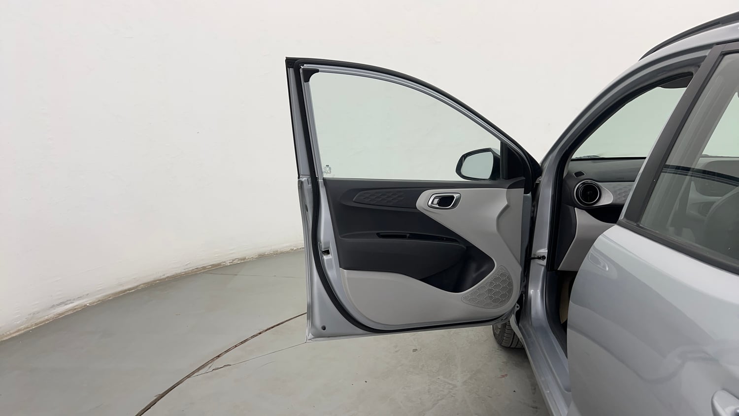 Used 2021 Hyundai Grand i10 Nios Sportz AMT 1.2 Kappa VTVT Petrol Automatic interior LEFT FRONT DOOR OPEN VIEW