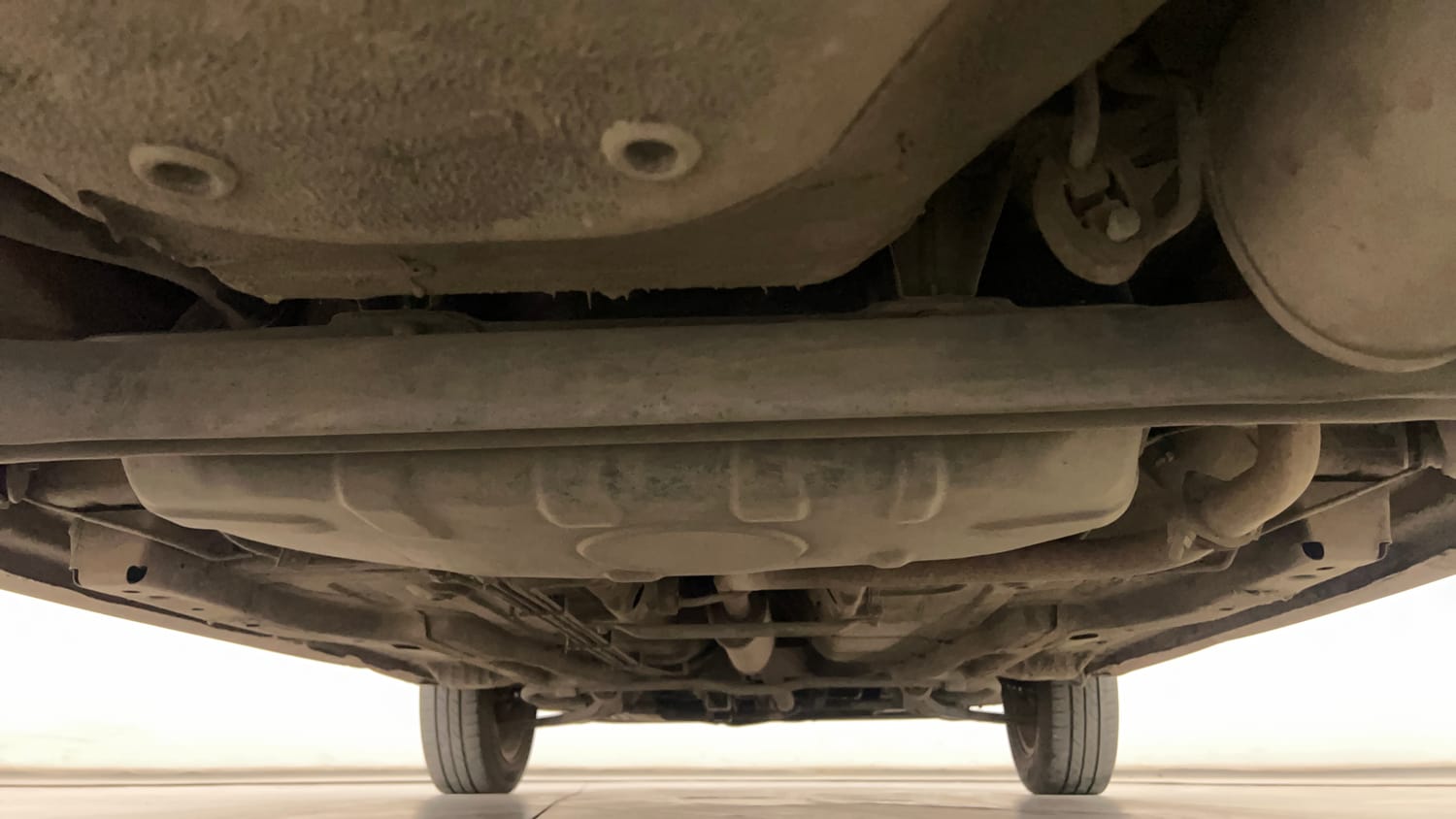 Used 2018 Tata Tiago Revotron XZ Petrol Manual extra REAR UNDERBODY VIEW (TAKEN FROM REAR)