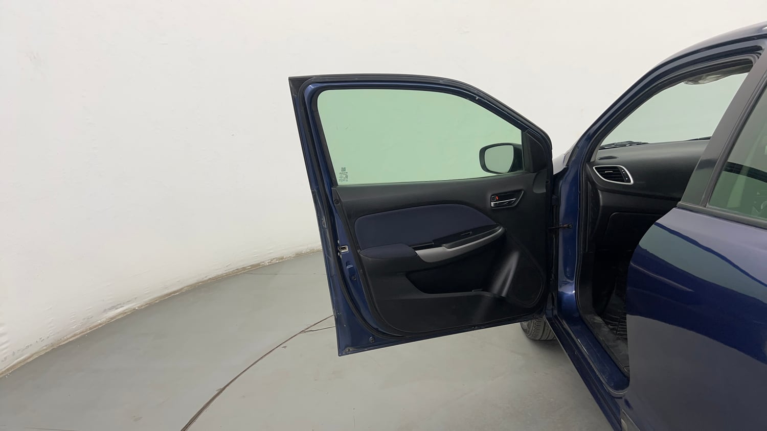 Used 2019 Maruti Suzuki Baleno Delta Petrol Manual interior LEFT FRONT DOOR OPEN VIEW