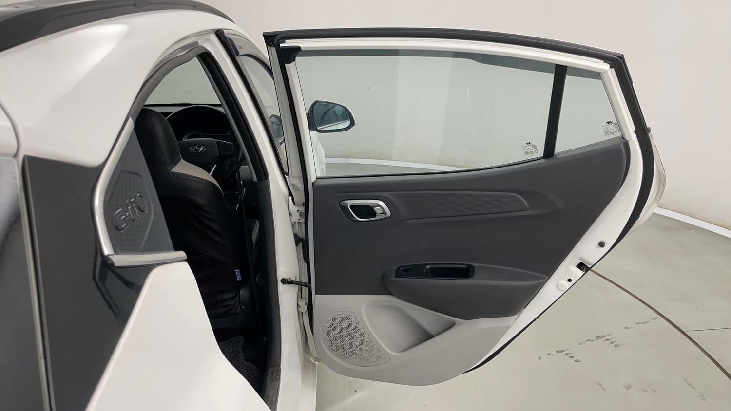 Used 2020 Hyundai Grand i10 Nios Sportz 1.2 Kappa VTVT Petrol Manual interior RIGHT REAR DOOR OPEN VIEW