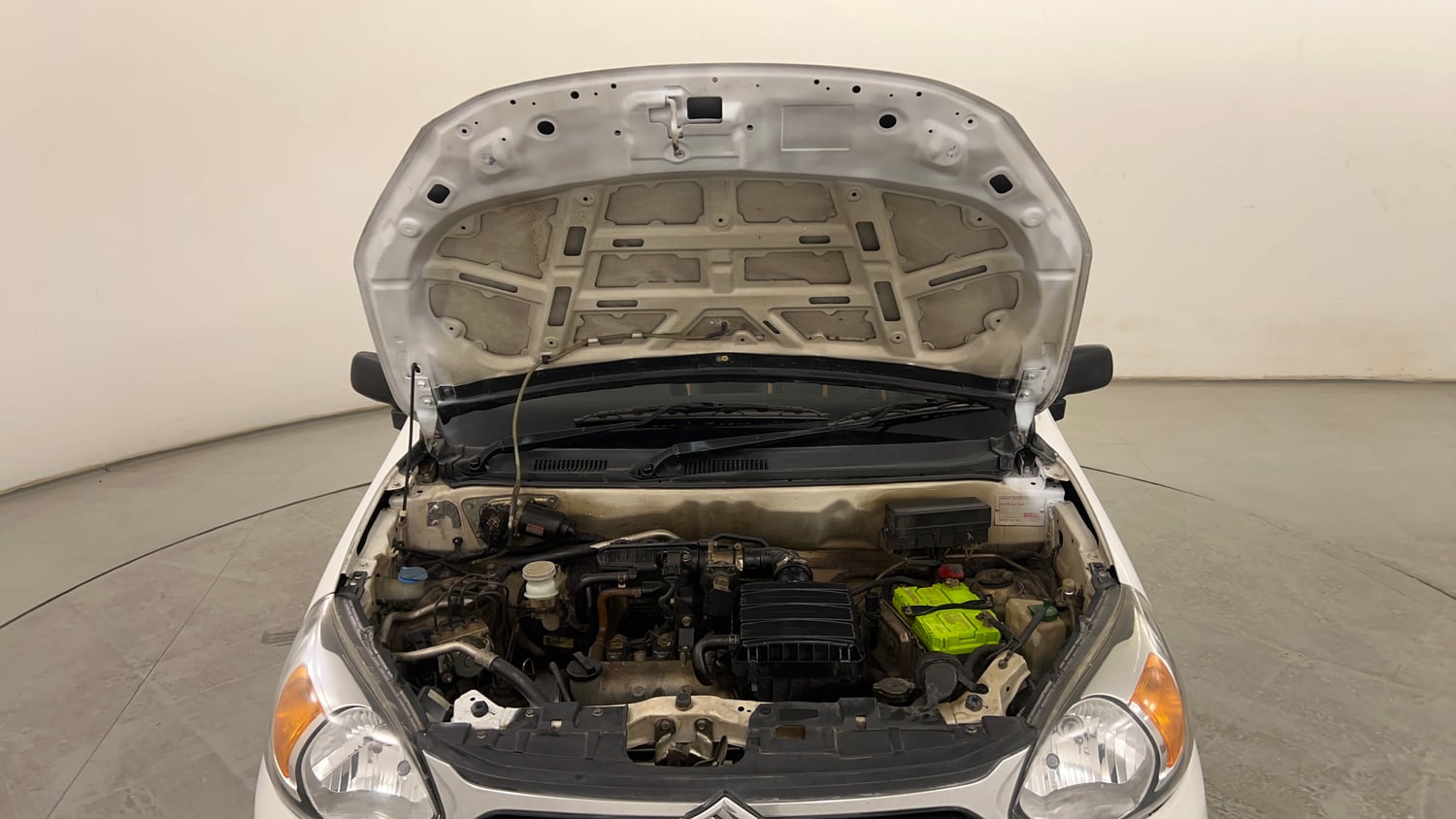 Used 2021 Maruti Suzuki Alto 800 LXi Petrol Manual engine ENGINE & BONNET OPEN FRONT VIEW