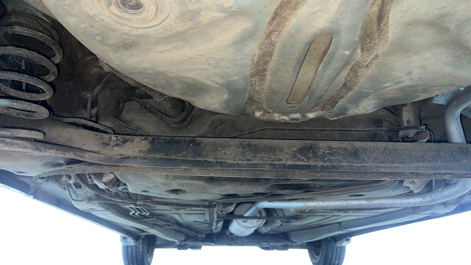 Used 2018 Maruti Suzuki Baleno Delta 1.2 Petrol Manual extra REAR UNDERBODY VIEW (TAKEN FROM REAR)