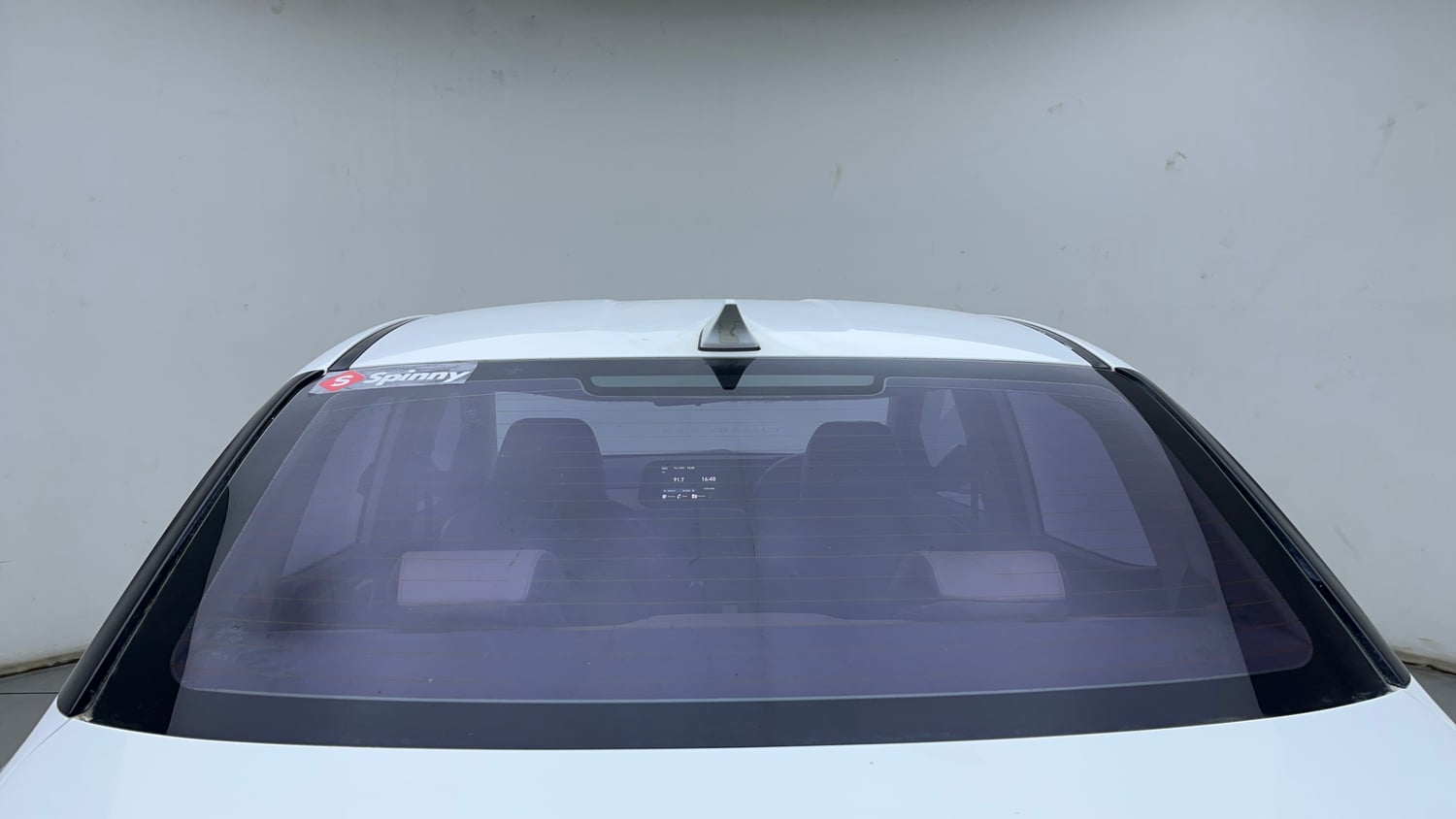 Used 2021 Hyundai Aura SX Plus 1.2 AMT Petrol Petrol Automatic exterior BACK WINDSHIELD VIEW