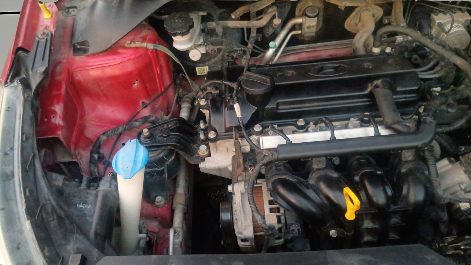 Used 2018 Hyundai Elite i20 Sportz 1.2 Petrol Manual engine ENGINE RIGHT SIDE VIEW