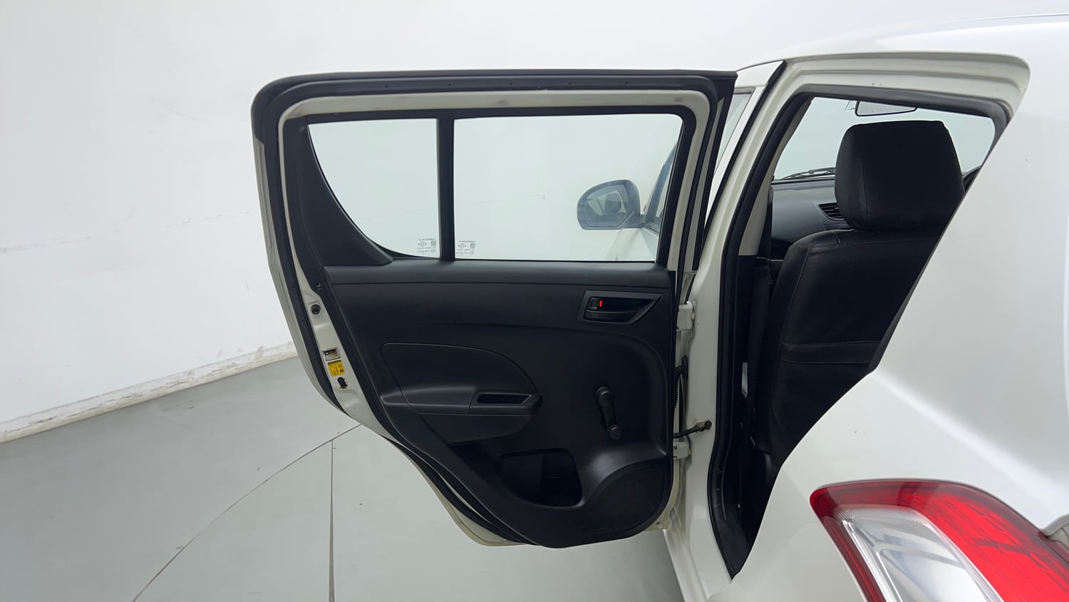 Used 2014 Maruti Suzuki Swift LXi Petrol Manual interior LEFT REAR DOOR OPEN VIEW
