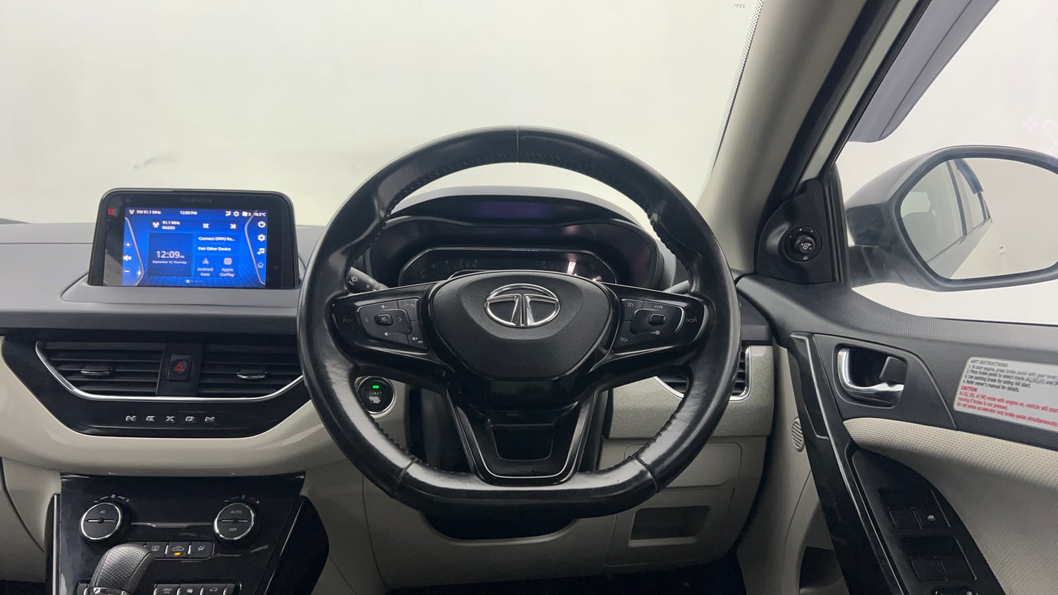 Used 2021 Tata Nexon XZA Plus (O) Diesel Diesel Automatic interior STEERING VIEW