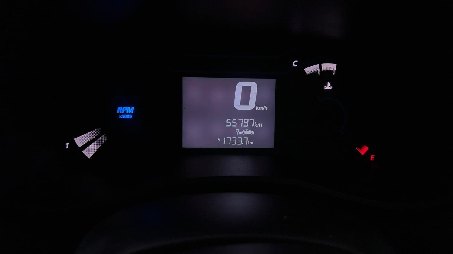 Used 2022 Renault Kwid RXT 1.0 Petrol Manual interior CLUSTERMETER VIEW