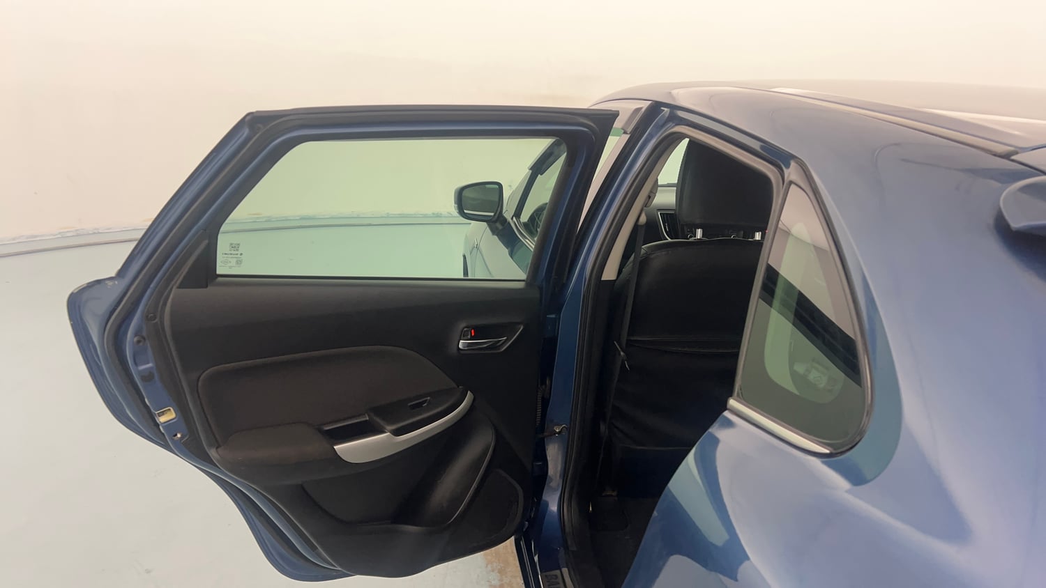 Used 2017 Maruti Suzuki Baleno Zeta 1.3 Diesel Manual interior LEFT REAR DOOR OPEN VIEW