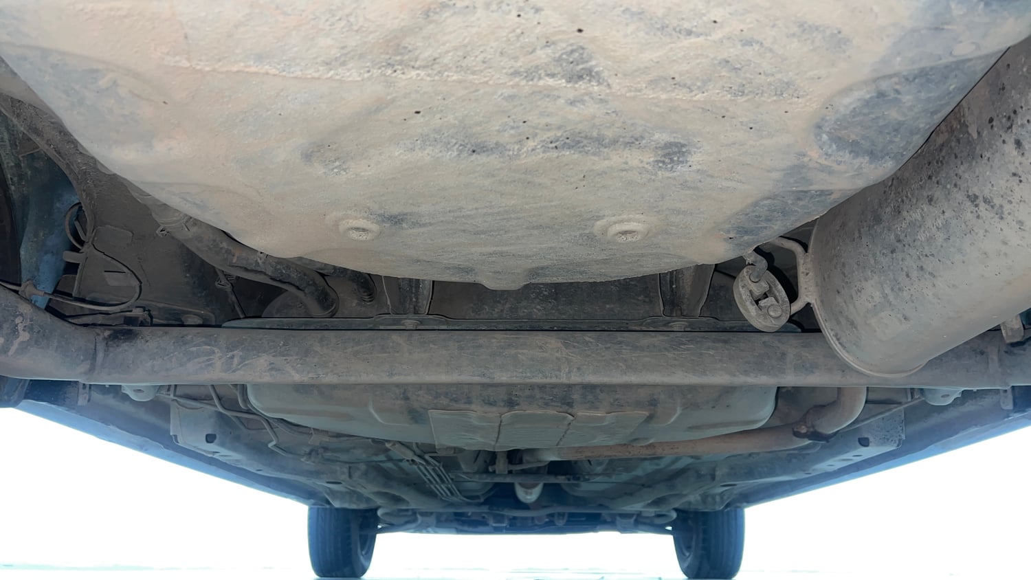 Used 2022 Tata Tigor XZ Plus CNG Cng Manual extra REAR UNDERBODY VIEW (TAKEN FROM REAR)