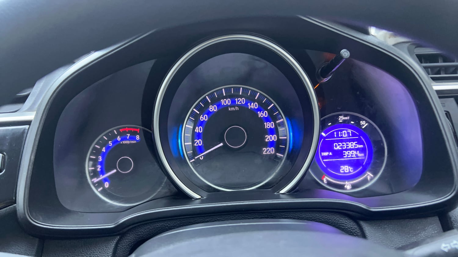 Used 2018 Honda WR-V VX MT Petrol Petrol Manual interior CLUSTERMETER VIEW