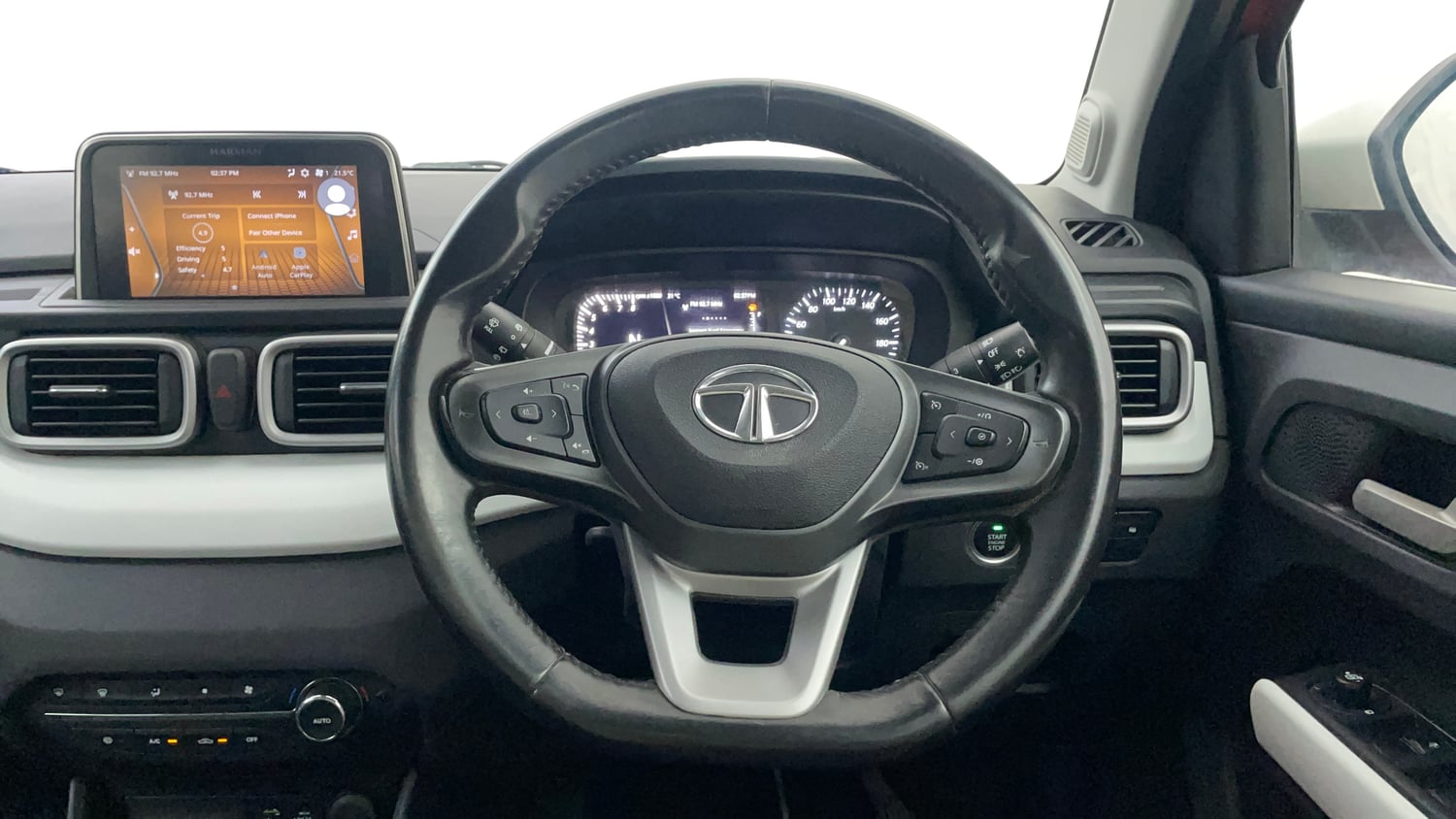 Used 2023 Tata Punch Creative Dual Tone AMT Sunroof Petrol Automatic interior STEERING VIEW