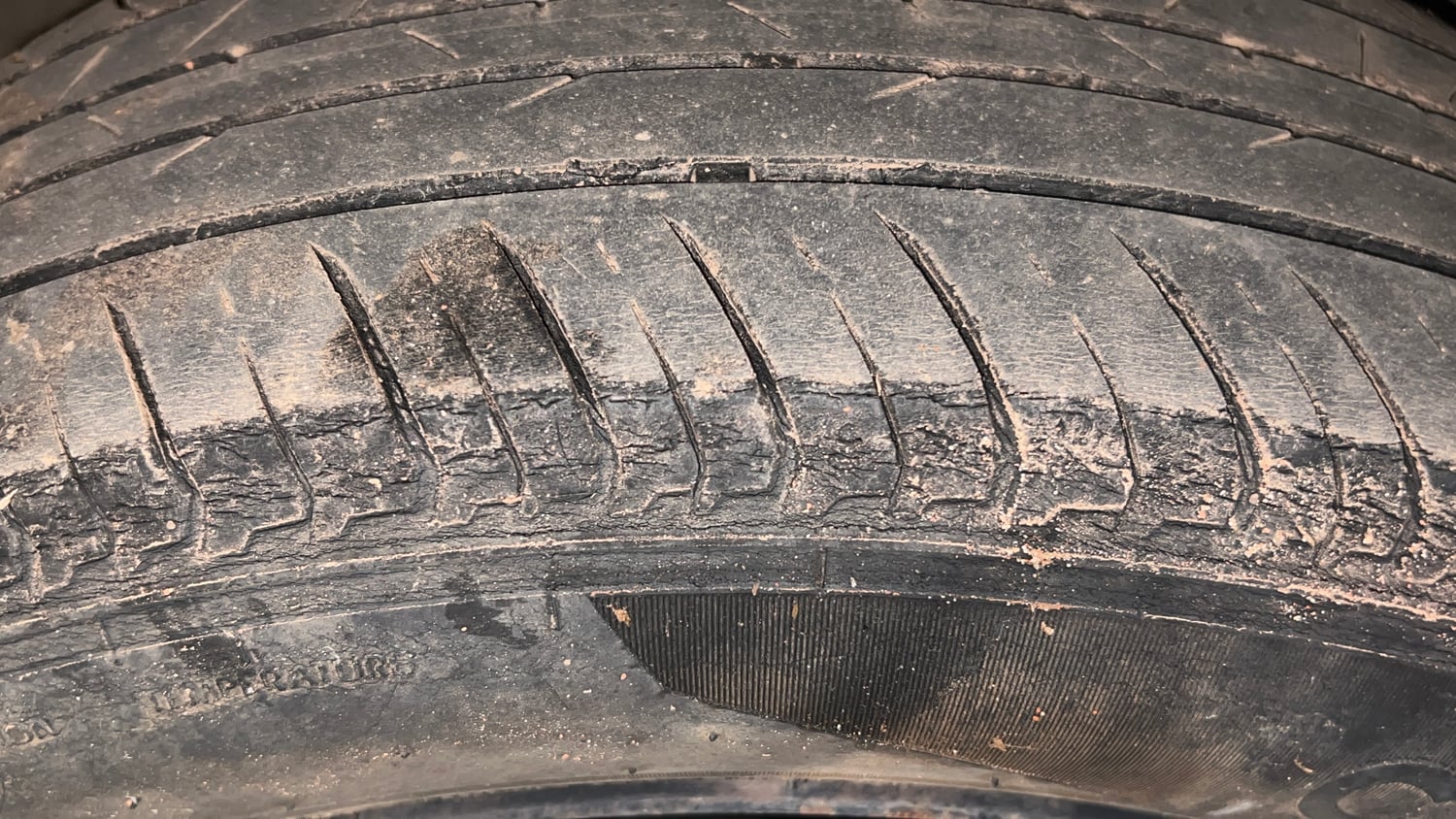 Used 2021 Renault Kiger RXL MT Petrol Manual tyres RIGHT REAR TYRE TREAD VIEW