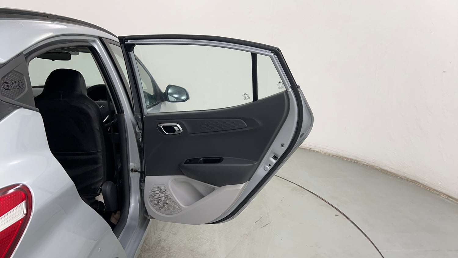 Used 2021 Hyundai Grand i10 Nios Sportz AMT 1.2 Kappa VTVT Petrol Automatic interior RIGHT REAR DOOR OPEN VIEW