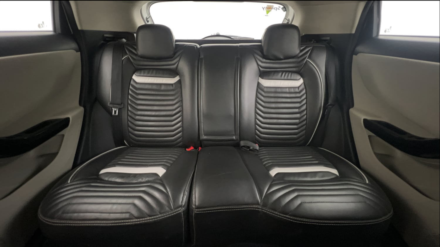 Used 2021 Tata Nexon XZA Plus (O) Diesel Diesel Automatic interior REAR SEAT CONDITION VIEW