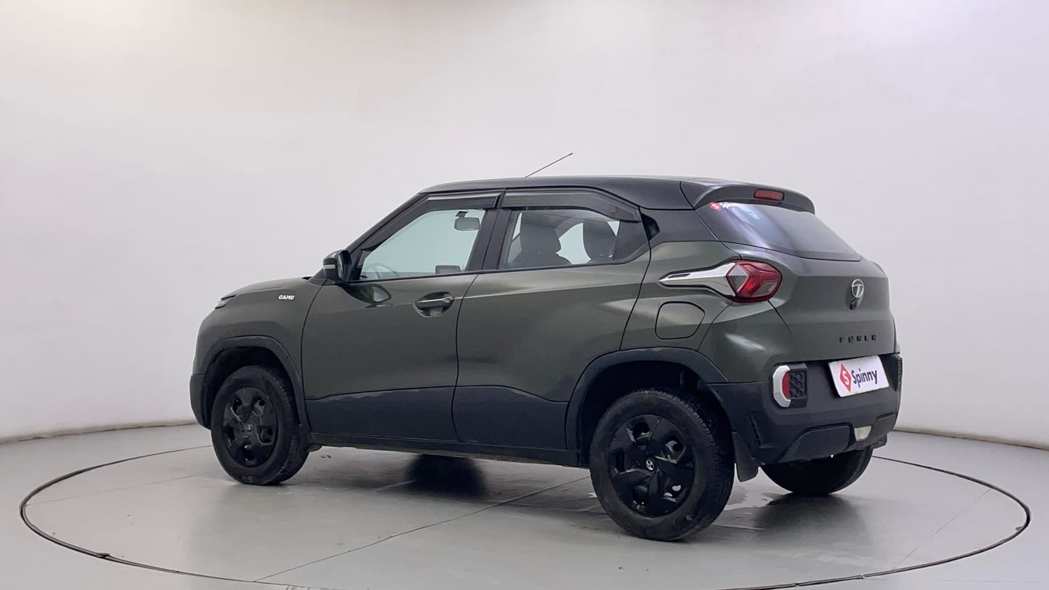 Used 2023 Tata Punch Camo Adventure Rhythm AMT Petrol Automatic exterior LEFT REAR CORNER VIEW