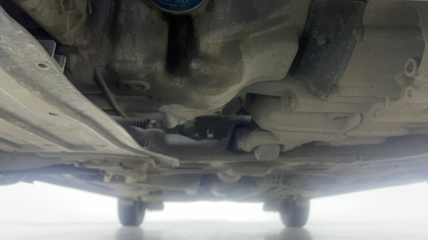 Used 2014 Honda Amaze 1.2 S AT i-VTEC Petrol Automatic extra FRONT LEFT UNDERBODY VIEW