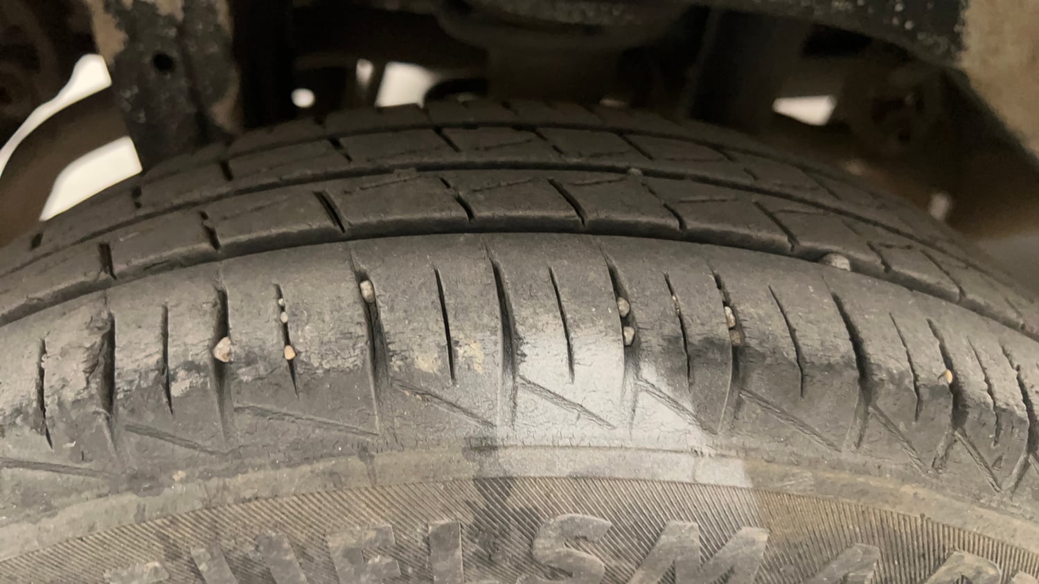 Used 2021 Maruti Suzuki Alto 800 LXi Petrol Manual tyres RIGHT REAR TYRE TREAD VIEW