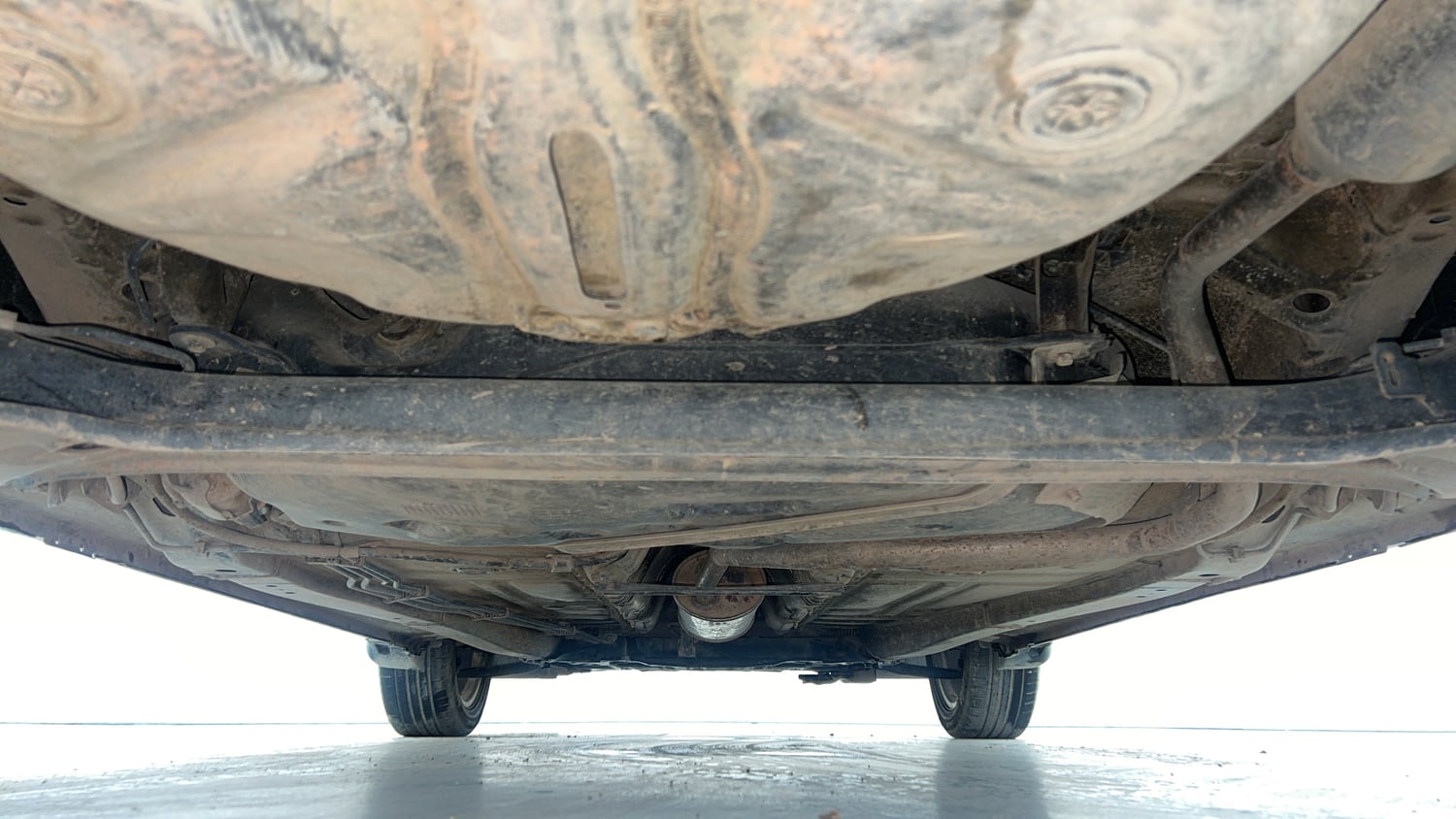 Used 2022 Maruti Suzuki Baleno Zeta Petrol Manual extra REAR UNDERBODY VIEW (TAKEN FROM REAR)