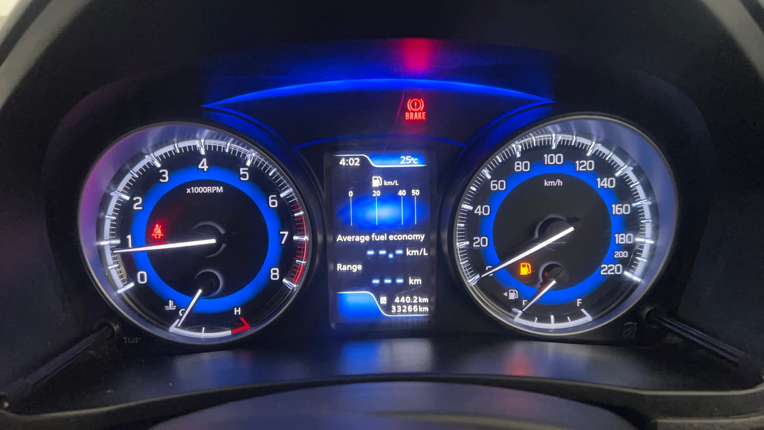 Used 2022 Maruti Suzuki Baleno Zeta Petrol Manual interior CLUSTERMETER VIEW