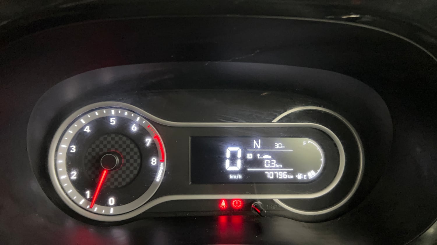 Used 2021 Hyundai Grand i10 Nios Sportz AMT 1.2 Kappa VTVT Petrol Automatic interior CLUSTERMETER VIEW