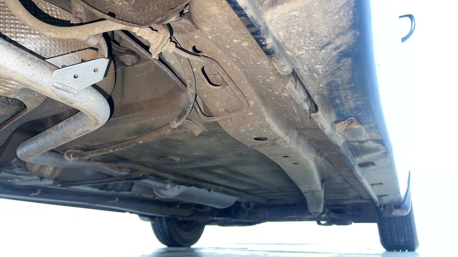 Used 2018 Maruti Suzuki Baleno Delta 1.2 Petrol Manual extra REAR RIGHT UNDERBODY VIEW