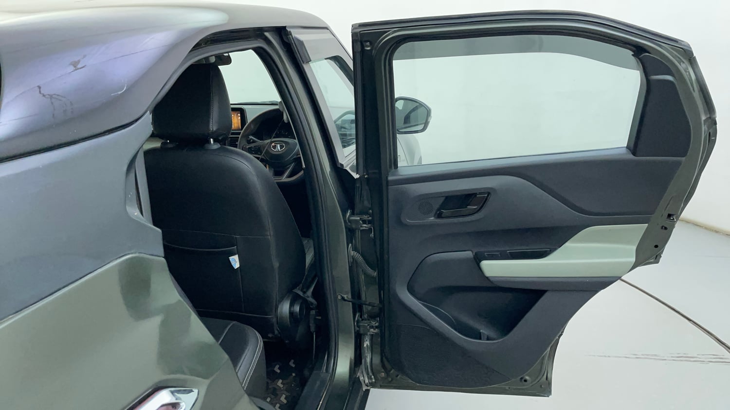 Used 2023 Tata Punch Camo Adventure Rhythm AMT Petrol Automatic interior RIGHT REAR DOOR OPEN VIEW