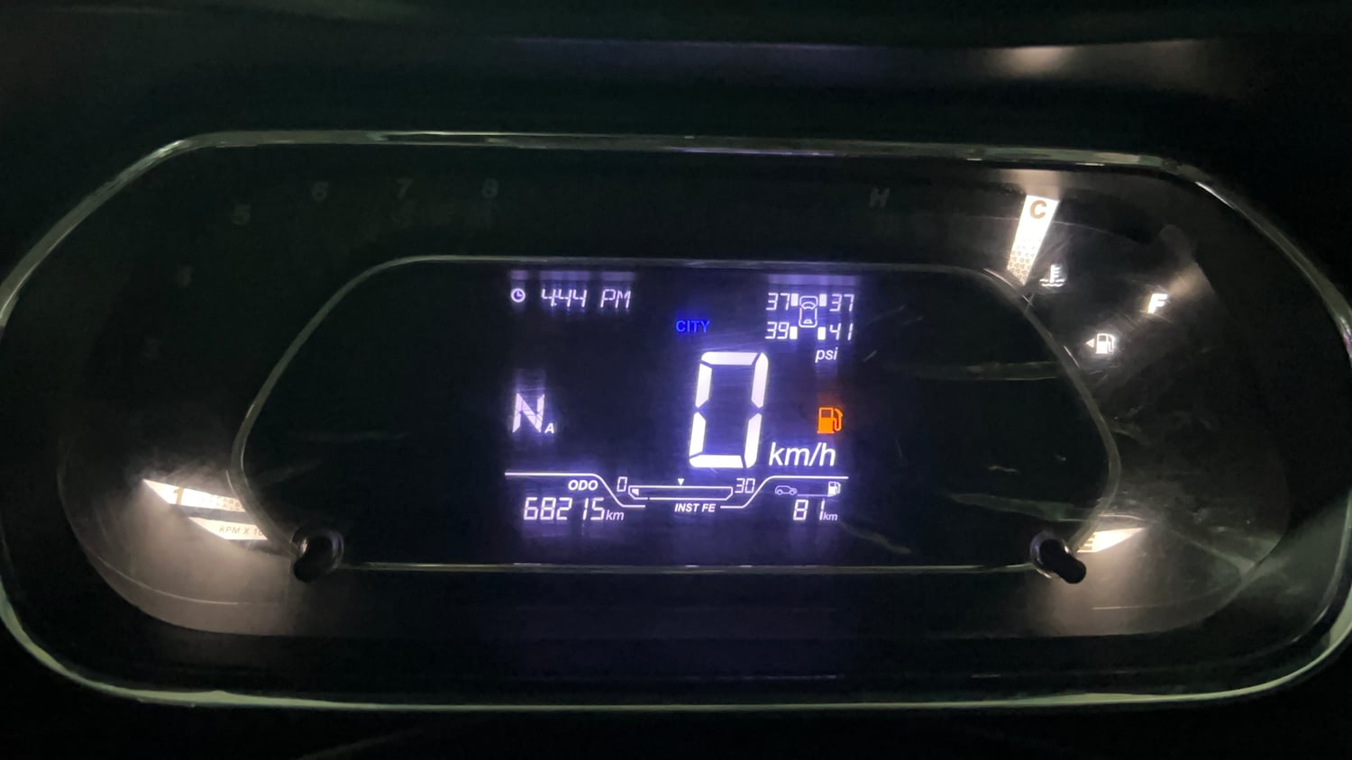Used 2021 Tata Nexon XZA Plus (O) Diesel Diesel Automatic interior CLUSTERMETER VIEW