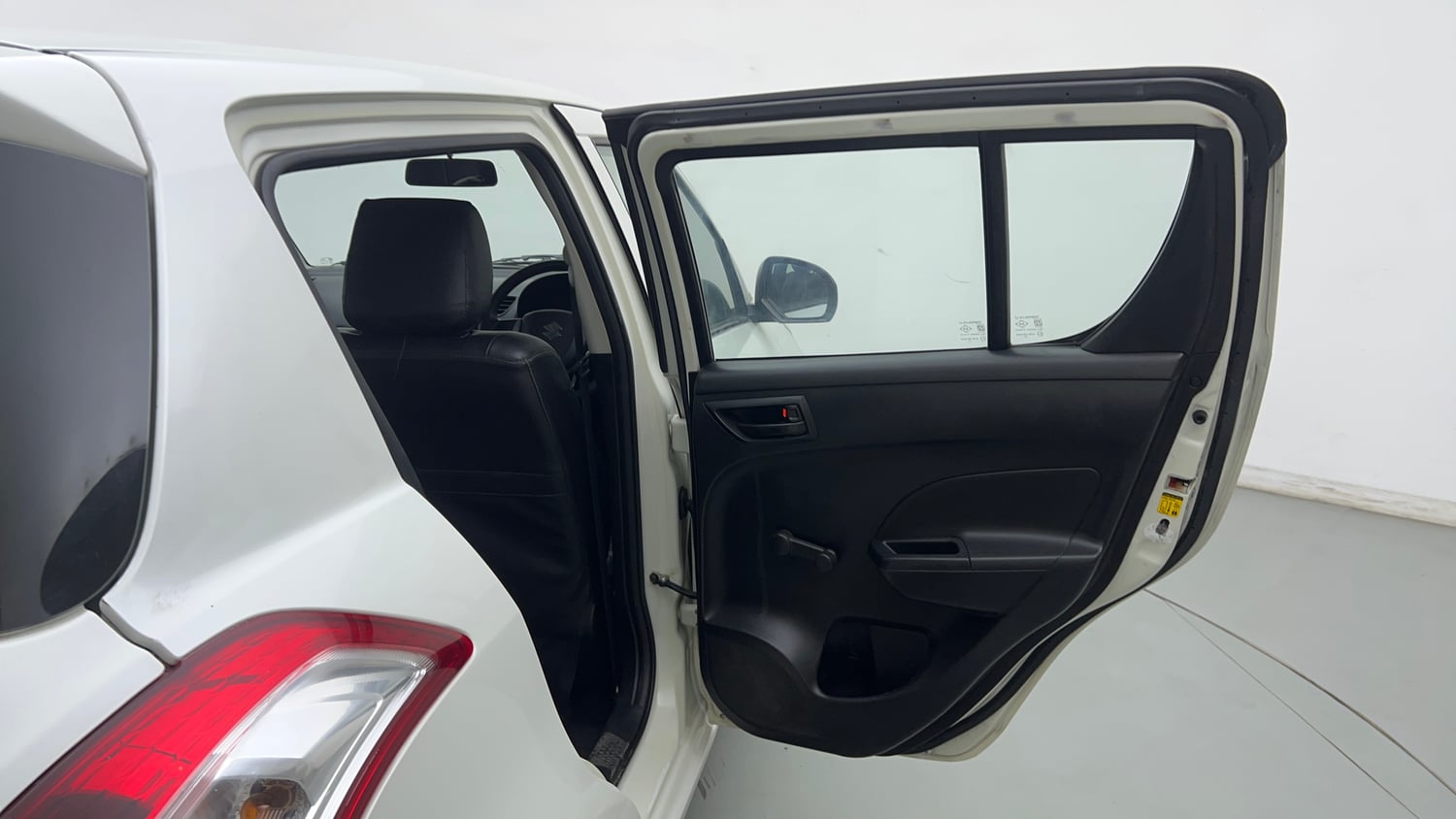 Used 2014 Maruti Suzuki Swift LXi Petrol Manual interior RIGHT REAR DOOR OPEN VIEW