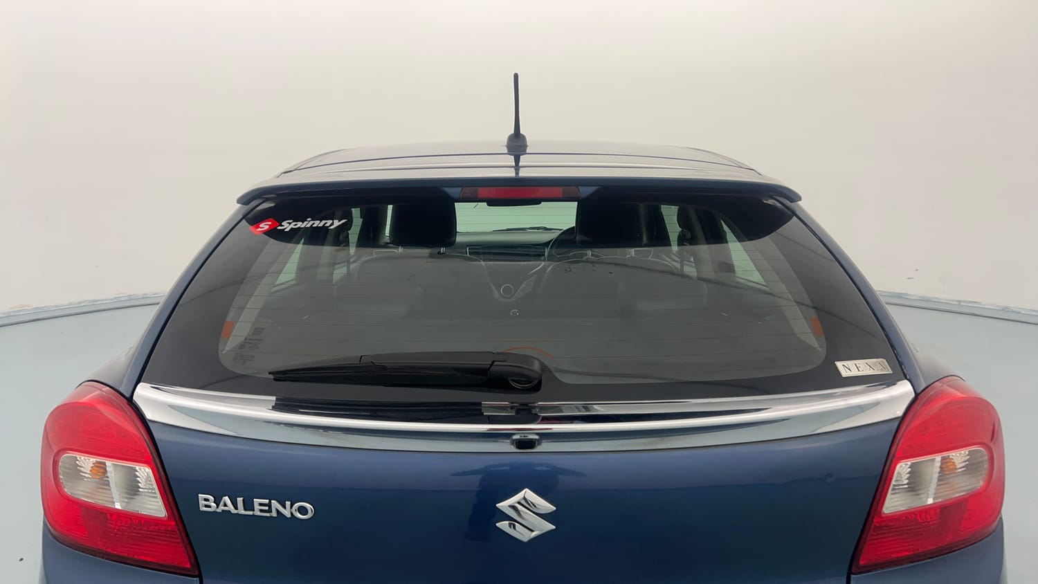 Used 2017 Maruti Suzuki Baleno Zeta 1.3 Diesel Manual exterior BACK WINDSHIELD VIEW