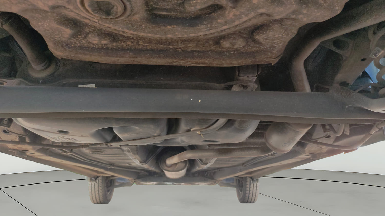 Used 2023 Maruti Suzuki Alto K10 VXi AGS Petrol Automatic extra REAR UNDERBODY VIEW (TAKEN FROM REAR)