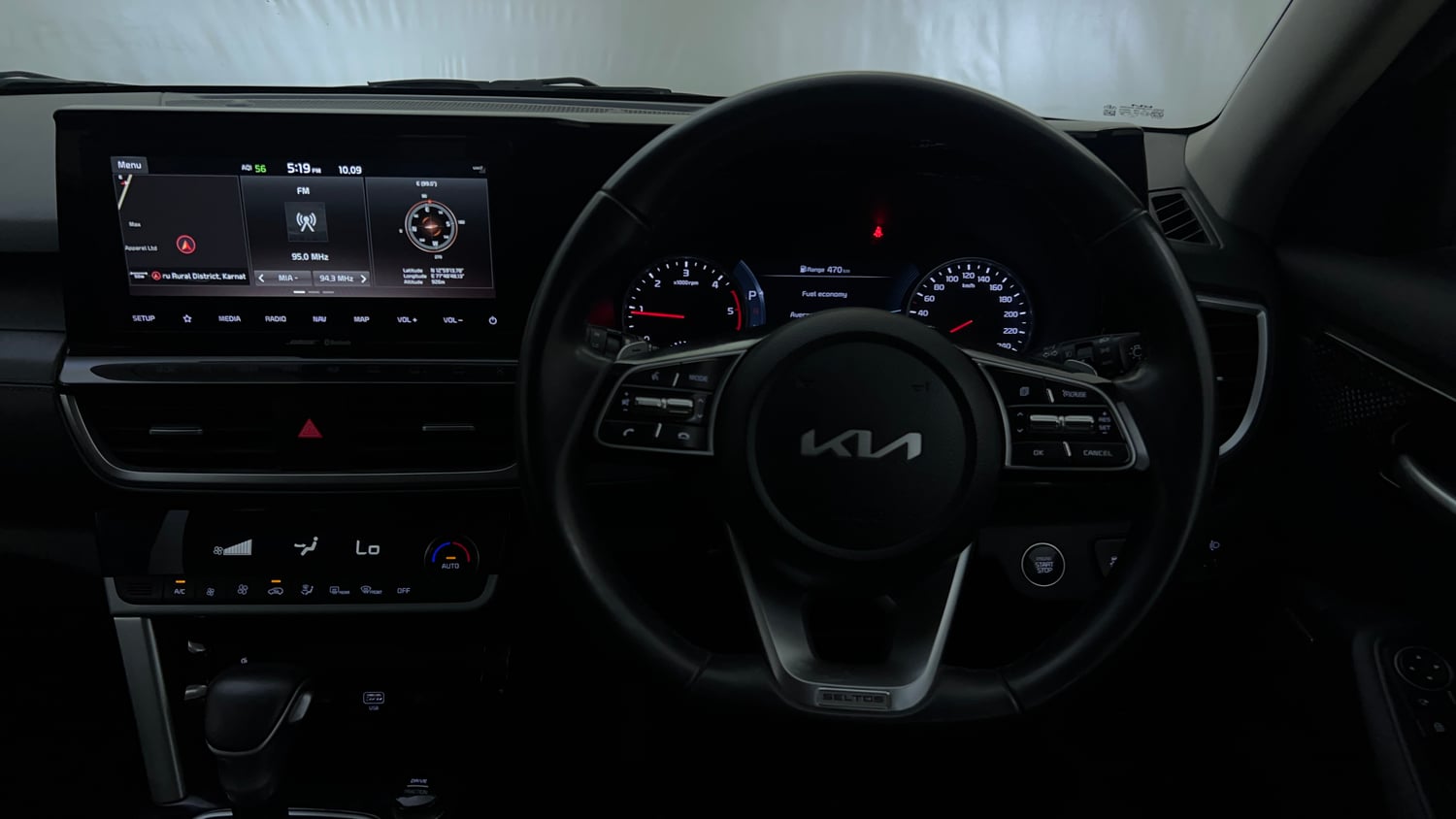 Used 2021 Kia Seltos X Line 1.5 Diesel AT Diesel Automatic interior STEERING VIEW