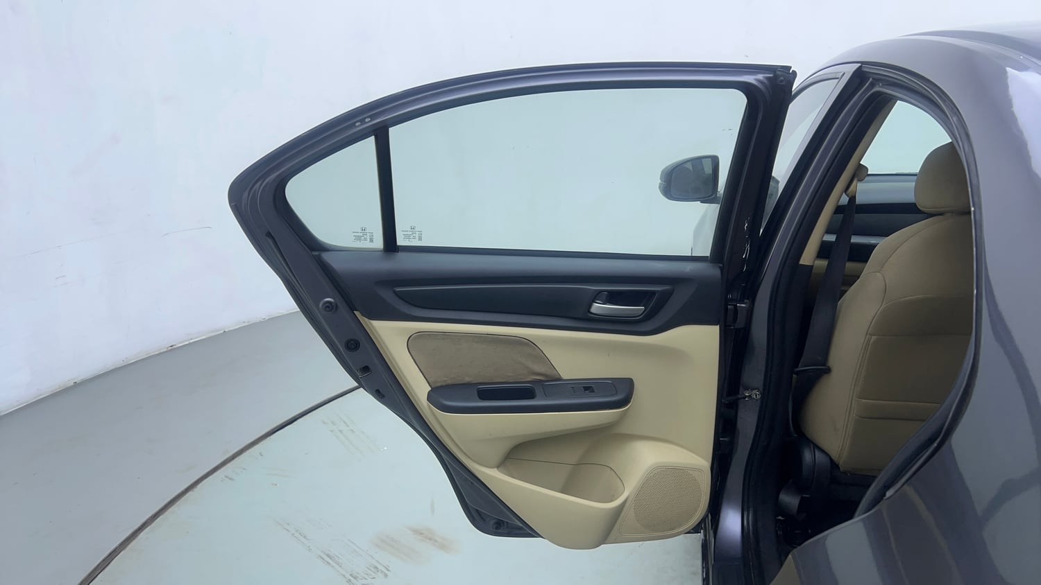 Used 2019 Honda Amaze 1.2 S MT Petrol Petrol Manual interior LEFT REAR DOOR OPEN VIEW