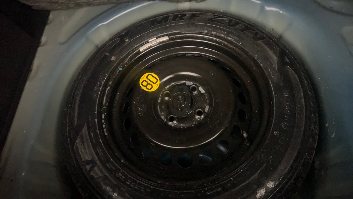 Used 2017 Maruti Suzuki Baleno Zeta 1.3 Diesel Manual tyres SPARE TYRE VIEW