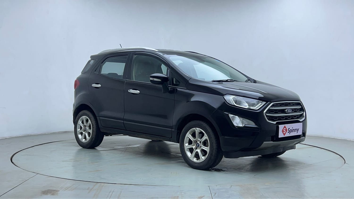 Used 2019 Ford EcoSport Titanium + 1.5L Ti-VCT AT Petrol Automatic exterior RIGHT FRONT CORNER VIEW