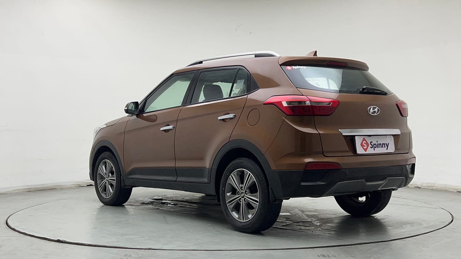 Used 2017 Hyundai Creta 1.6 SX Plus AT Petrol Petrol Automatic exterior LEFT REAR CORNER VIEW