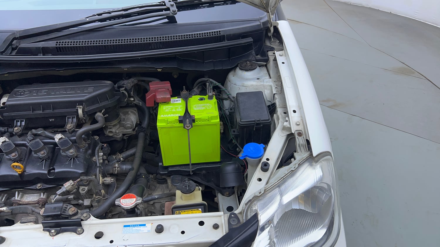 Used 2016 Toyota Etios Liva V Petrol Manual engine ENGINE LEFT SIDE VIEW