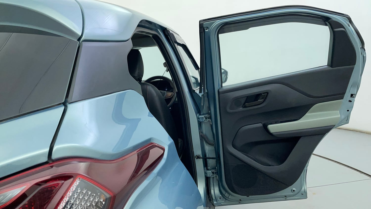 Used 2023 Tata Punch Adventure Rhythm Pack MT Petrol Manual interior RIGHT REAR DOOR OPEN VIEW