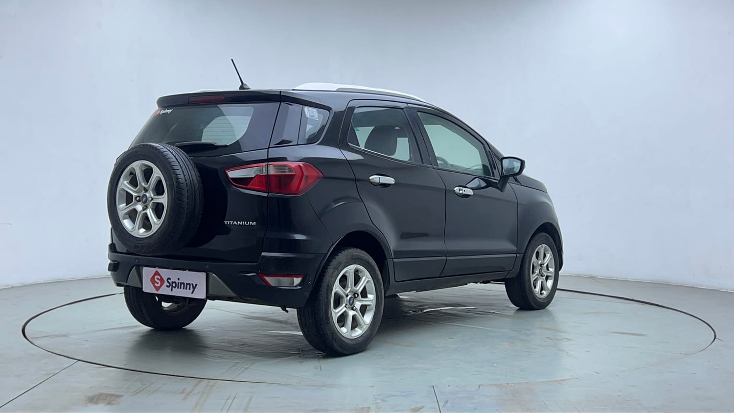 Used 2019 Ford EcoSport Titanium + 1.5L Ti-VCT AT Petrol Automatic exterior RIGHT REAR CORNER VIEW