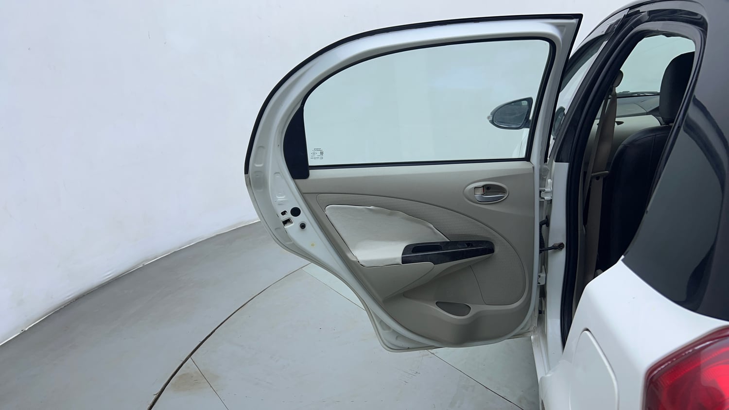 Used 2016 Toyota Etios Liva V Petrol Manual interior LEFT REAR DOOR OPEN VIEW