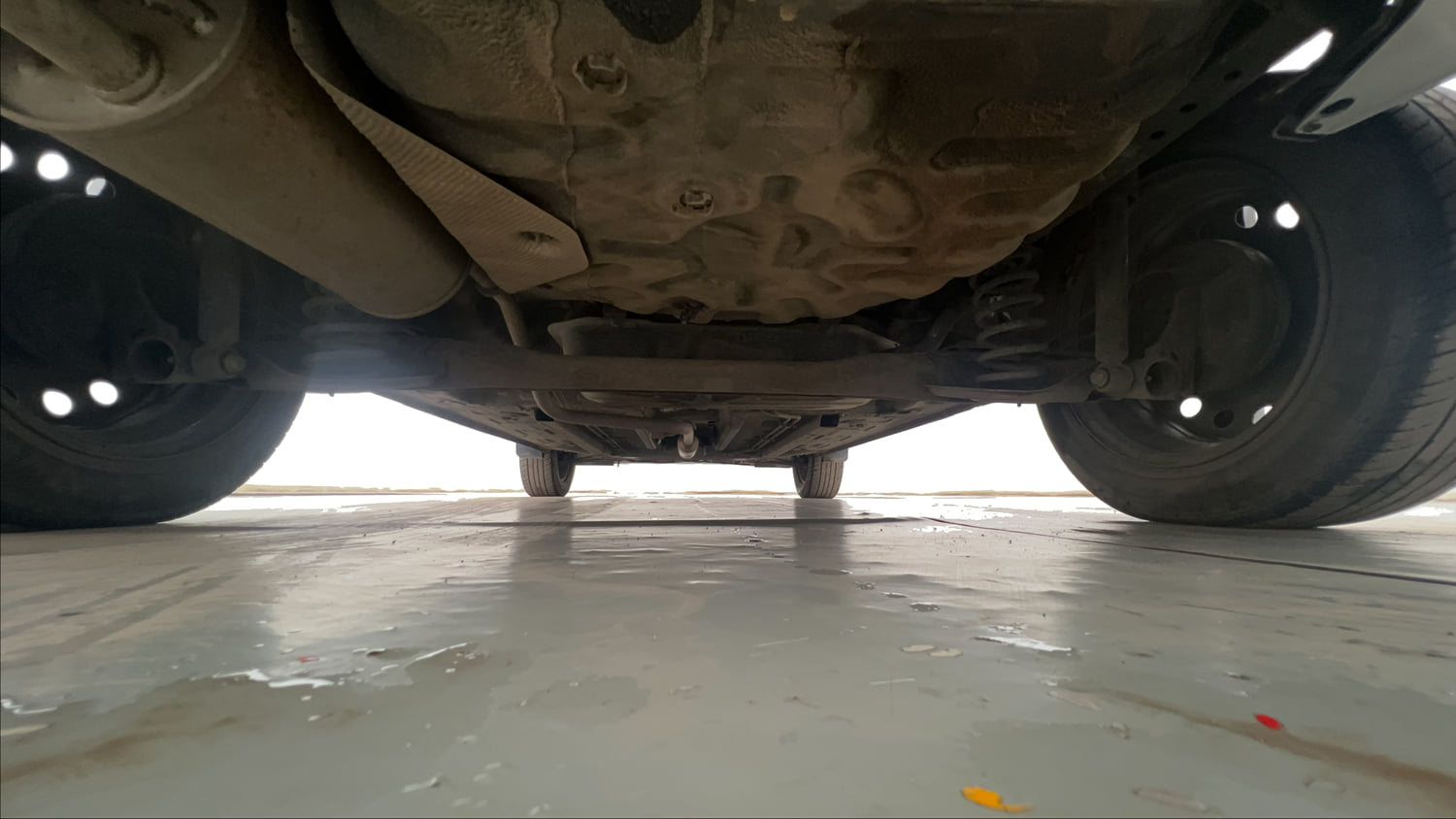 Used 2021 Renault Kiger RXL MT Petrol Manual extra REAR UNDERBODY VIEW (TAKEN FROM REAR)