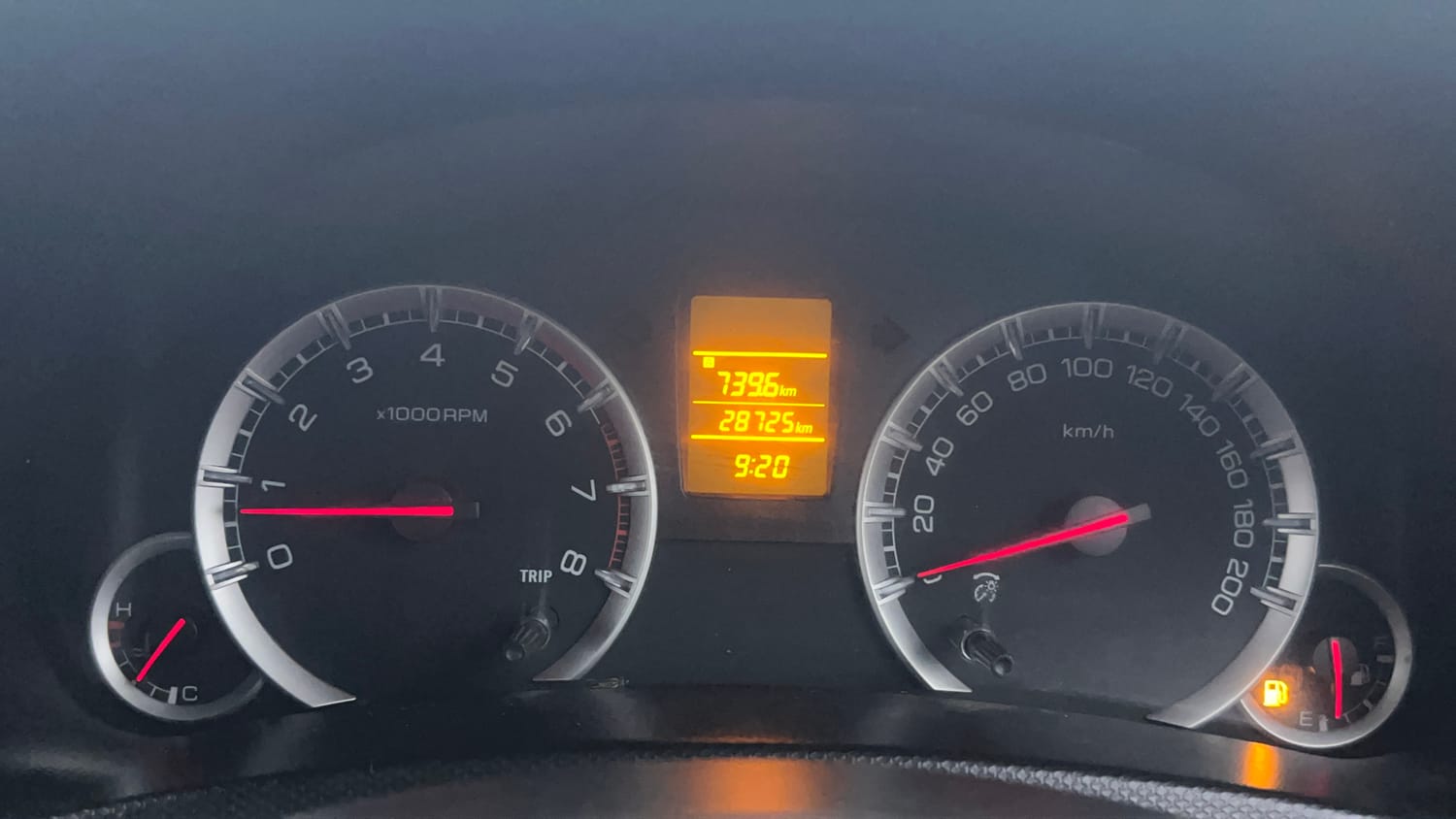 Used 2015 Maruti Suzuki Swift Dzire VXI Petrol Manual interior CLUSTERMETER VIEW