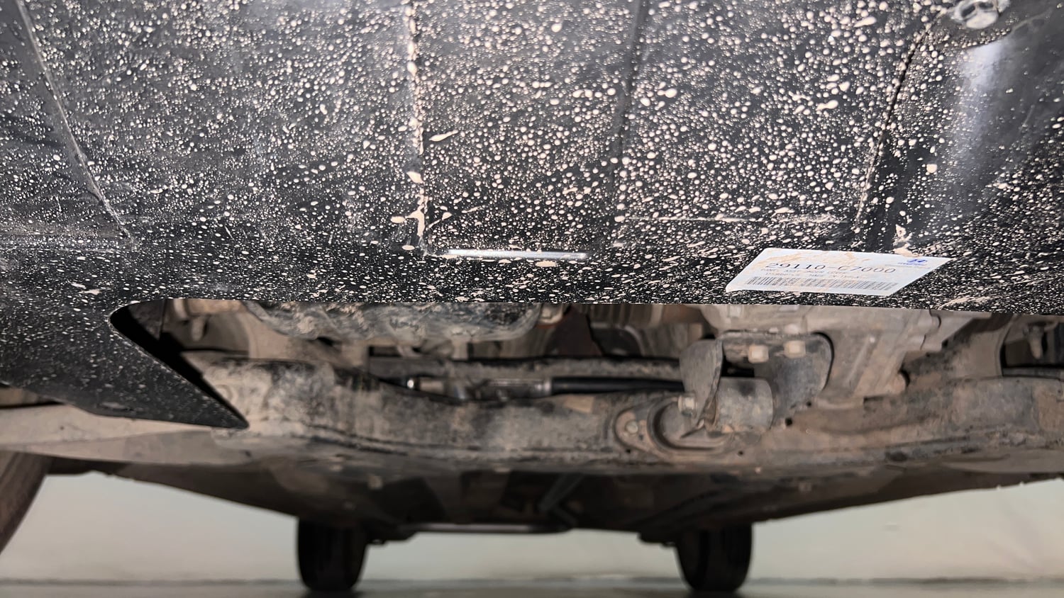 Used 2015 Hyundai Elite i20 Asta 1.2 Petrol Manual extra FRONT LEFT UNDERBODY VIEW