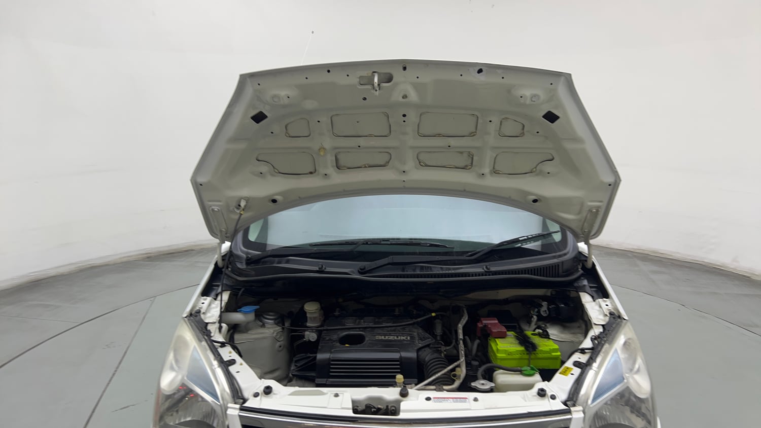 Used 2013 Maruti Suzuki Wagon R LXI Petrol Manual engine ENGINE & BONNET OPEN FRONT VIEW