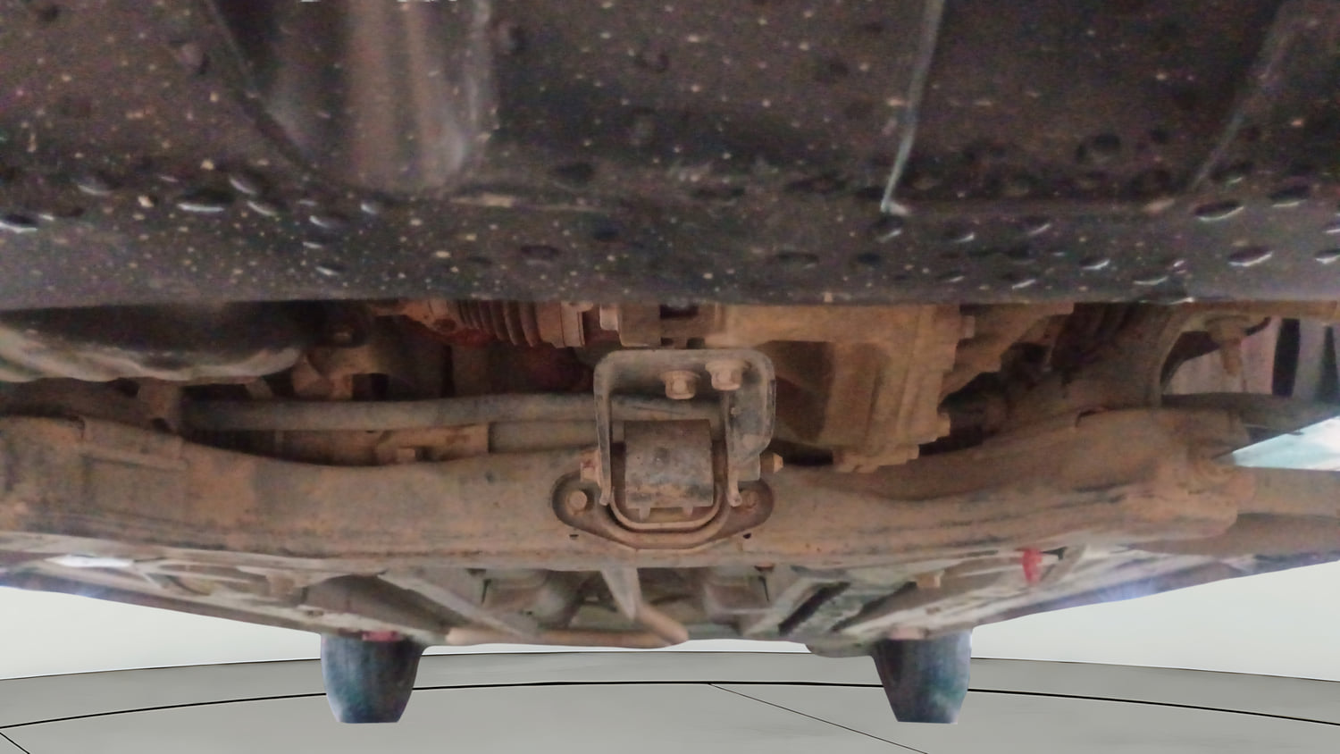 Used 2018 Hyundai Elite i20 Sportz 1.2 Petrol Manual extra FRONT LEFT UNDERBODY VIEW
