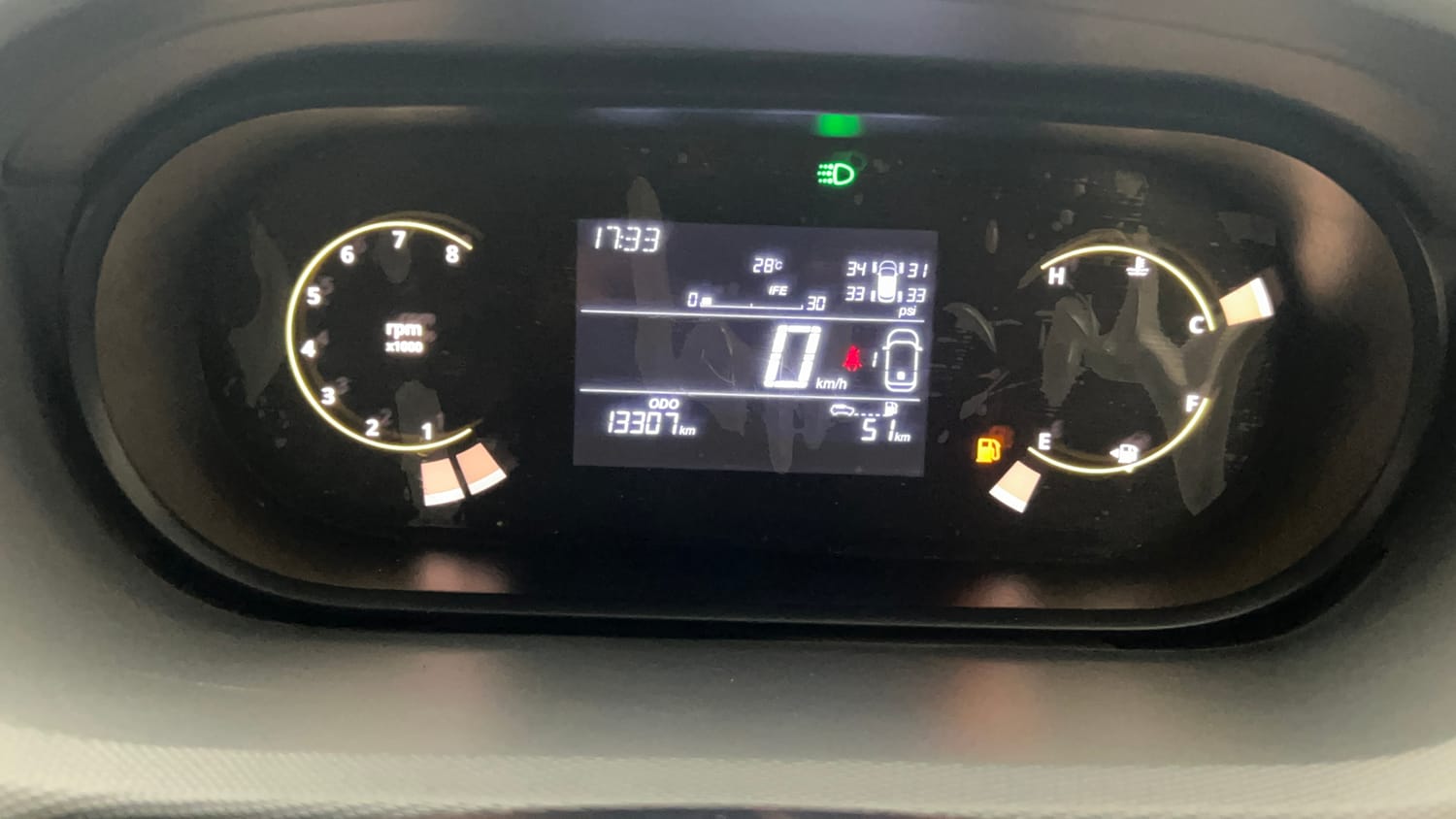 Used 2025 Tata Tiago XZ Plus Petrol Manual interior CLUSTERMETER VIEW